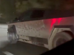 Tesla Cybertruck розстріляли із автомата Томпсона