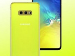 В сеть попал постер с Galaxy S10 желтого цвета
