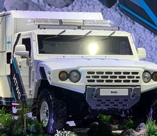 Kia выпустила мобильную водородную электростанцию на базе армейского внедорожника