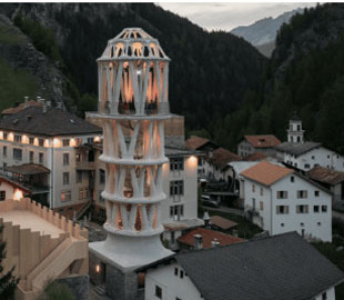 У Швейцарії завершили зведення найвищої будівлі, надрукованої на 3D-принтері