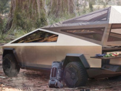 Tesla запатентовала лобовое стекло для пикапа Cybertruck