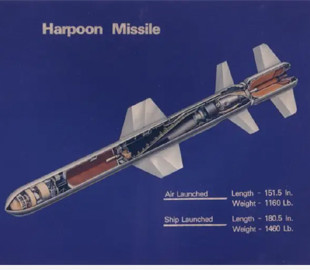Розкриті технічні характеристики американської протикорабельної крилатої ракети Harpoon