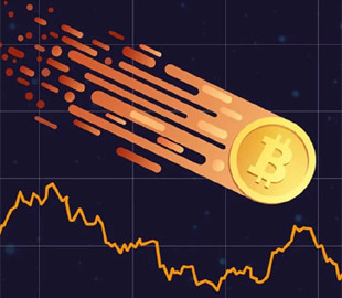 Біткойн звалився вже майже на $10 000
