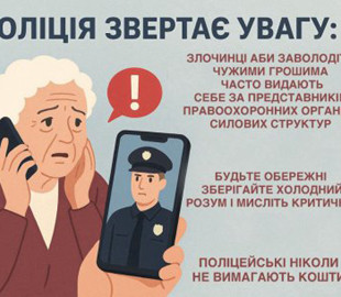 79-річна жінка відала фейковому поліцейському 325 тис. грн