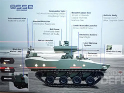 Розробники SSE Defence представили бойовий танк-амфібію P8 Light Tank
