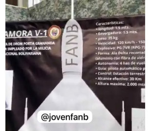 Розробники з Венесуели представили дрон-камікадзе Zamora V-1