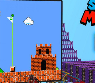 Гравець у Minecraft побудував комп'ютер, який запускає гру про Маріо