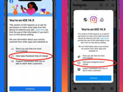 Facebook и Instagram «запугивают» пользователей iPhone, чтобы те разрешили слежку