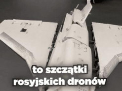 Туск показав рештки збитих російських дронів, які атакували Польщу в вересні