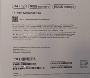 Матиме 10-ядерний процесор: у мережу злили фото нового MacBook Pro з процесором M4