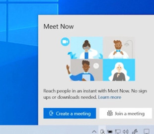 Microsoft добавила Skype Meet Now на панель задач Windows 10