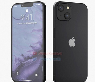 Чёрный iPhone 13 показали с обеих сторон