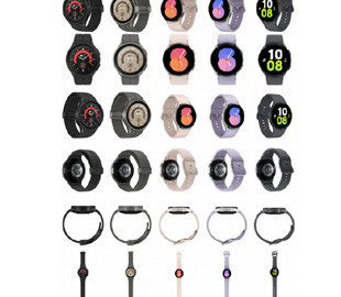 Усі версії Samsung Galaxy Watch 5 та Watch 5 Pro показали на якісному рендері за 10 днів до анонсу