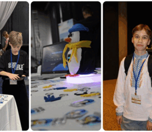 14-річний школяр і його робот-пінгвін завоювали золото в Хорватії