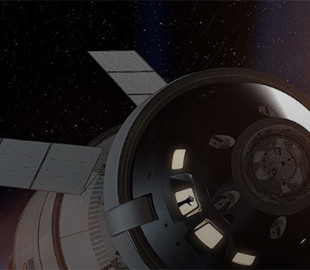 NASA опублікувало відео входу місячного корабля в атмосферу, зняте бортовими камерами