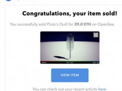 Пользователь потратил 0,1 ETH на NFT и заработал в 290 раз больше