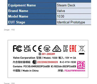 Valve провела сертифікацію наступної моделі Steam Deck