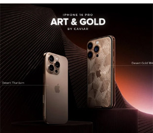 Caviar випускає позолочений iPhone 16 Pro в кольорі Desert Titanium