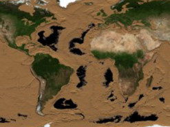 Симуляция NASA показала Землю с пересохшими океанами