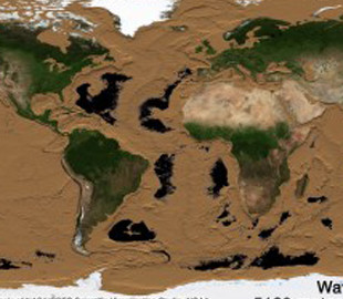 Симуляция NASA показала Землю с пересохшими океанами