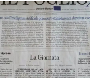 Італійська газета першою у світі видала номер, створений штучним інтелектом