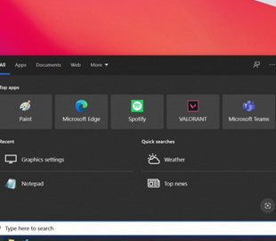 Поиск на панели задач Windows 10 получил интеграцию с браузером Edge