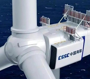 Китай побудував найбільший у світі морський вітрогенератор