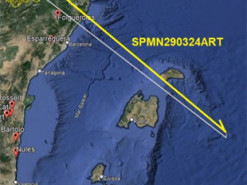 Над Іспанією пролетіла «вогняна куля». Припускали, що це була ракета або супутник Starlink