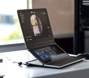 Intel показала необычный прототип двухэкранного игрового ноутбука