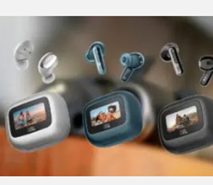 Розробники представили унікальні безпровідні навушники з вбудованим екраном