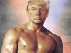 Трамп выложил свое фото в соцсети в образе Рокки