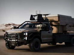 Американські розробники представили лазерну систему Leonidas AGV для боротьби з роями дронів