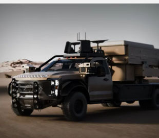 Американські розробники представили лазерну систему Leonidas AGV для боротьби з роями дронів