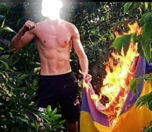 Мариупольцу, который сжег флаг Украины, вынесли приговор