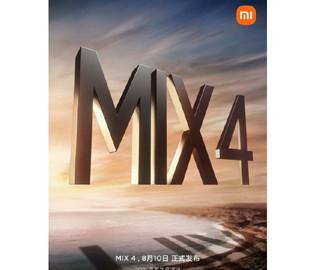 Первый официальный тизер Xiaomi Mi Mix 4 подтверждает анонс смартфона 10 августа