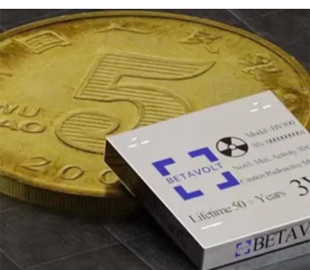 Створено батарею, яка генерує електроенергію протягом 50 років без підзарядки