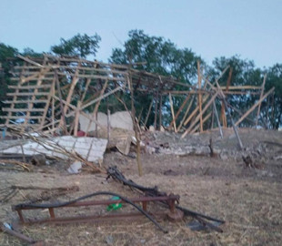 Военные показали последствия ракетного удара по Одесской области