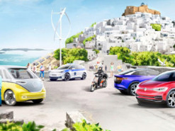 Volkswagen передав перші електрокари грецькому острову, який стане повністю «зеленим»