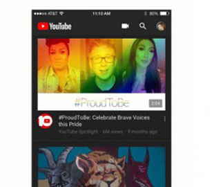 YouTube для iOS получил тёмную тему