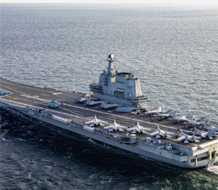 Китайські розробники представили новітній бойовий авіаносець Fujian