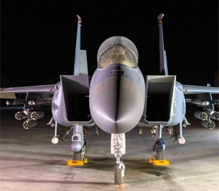 Опубліковано фото F-15E з озброєнням для боротьби з БПЛА на Близькому Сході