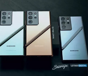 Опубликованы рендеры смартфона Samsung Galaxy Note 21