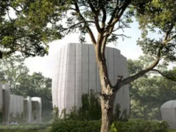 Компанія друкує триповерхові будинки, схожі на гігантські валуни