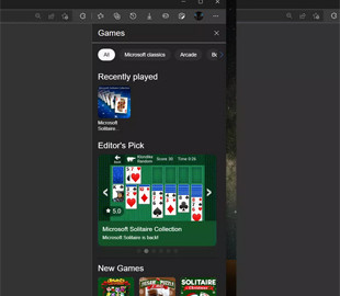 Microsoft встроила легендарную «Косынку» в браузер Edge