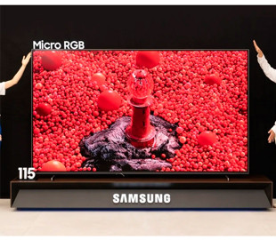 Samsung випустила перший у світі телевізор із технологією Micro RGB