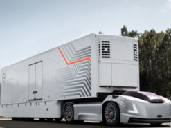 Беспилотный грузовик Volvo без кабины водителя получил первую работу