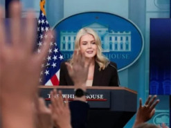 Прессекретарка Білого дому Левітт похвалилася листуванням із журналістом HuffPost і грубим «жартом» про його матір