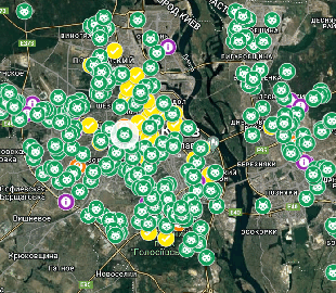 В сети появилась карта Киева с обозначением всех улиц, которые переименуют