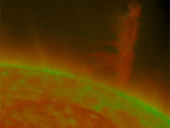 NASA показало фото найбільшого за останні роки сонячного смерчу