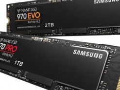 Представлены твердотельные накопители Samsung 970 Pro и 970 Evo